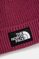 The North Face berretto KIDS TNF BOX LOGO CUFFED BEANIE NF0A7WGC6EO1 rosa SS25