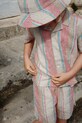 Дитячий лляний капелюх Konges Sløjd VENICE BUCKET HAT барвистий KS102450