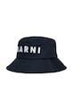 Дитяча бавовняна панама Marni MF35B HAT аплікація темно-синій M01458