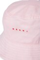 Дитяча бавовняна панама Marni MF40U HAT рожевий M01469