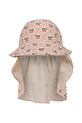 Konges Sløjd czapka MERLE FRILL SUN HAT GRS KS103351 różowy SS25