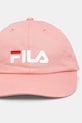 Fila șapcă de baseball din bumbac LEVERKUSEN FCK0033 roz SS25