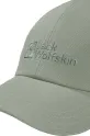 Jack Wolfskin czapka z daszkiem dziecięca BASEBALL CAP K 1901013 zielony