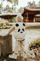 Detská vesta Donsje Ardian Gilet Panda nezateplené biela 4094701