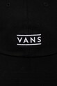 Chłopiec Vans czapka z daszkiem bawełniana dziecięca HALF BOX CURVED BILL JOCKEY VN000J4TBLK1 czarny