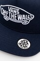 Dětská bavlněná kšiltovka Vans Classic Vans Snapback VN000J4VLKZ1 námořnická modř SS25