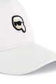 Dětská bavlněná kšiltovka Karl Lagerfeld bílá Z30398