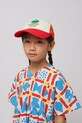 Bobo Choses șapcă din bumbac pentru copii Hello Joy bumbac rosu 125AI022