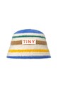 Detský klobúk Tinycottons MULTICOLOR STRIPES BUCKET HAT ostatné béžová SS25.417