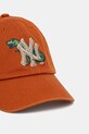 47 brand șapcă din bumbac pentru copii MLB New York Yankees B.CRITC17GWS.H0.KIDS maro SS25