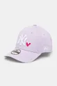 Дитяча бавовняна кепка New Era NEW YORK YANKEES аплікація фіолетовий 60565275