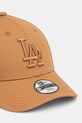 Бавовняна бейсболка New Era LOS ANGELES DODGERS 60595472 коричневий SS25
