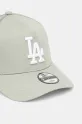 New Era czapka z daszkiem bawełniana LOS ANGELES DODGERS 60595491 zielony SS25