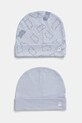 Βρεφικό βαμβακερό καπέλο United Colors of Benetton 2-pack βαμβάκι μπλε 3PWB0A004.W.Seasonal