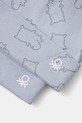 Βρεφικό βαμβακερό καπέλο United Colors of Benetton 2-pack 3PWB0A004.W.Seasonal μπλε SS25