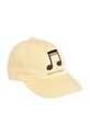 Otroška bombažna bejzbolska kapa Mini Rodini Note Bombaž rumena 2526510423