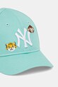 New Era șapcă din bumbac pentru copii NEW YORK YANKEES 60667517 turcoaz SS25