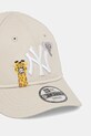 Detská bavlnená šiltovka New Era NEW YORK YANKEES 60667519 béžová SS25