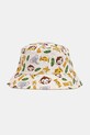 New Era kapelusz bawełniany dziecięcy NEW ERA wzorzyste beżowy 60667518