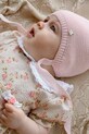 Бавовняна шапка для немовля Jamiks CIELO бавовна рожевий CIELO.Nak.glow.JWH110.K