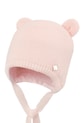 Βρεφικό Βαμβακερό σκουφάκι Jamiks CIELO CIELO.Nak.glow.JWH110.K ροζ SS25