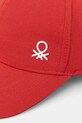 Кепка United Colors of Benetton 6YCTGA012.P.Seasonal червоний SS25