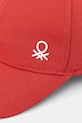 Кепка United Colors of Benetton 6YCTGA012.P.Seasonal красный SS25