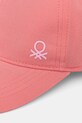 Šiltovka United Colors of Benetton 6YCTCA01Y.G.Seasonal ružová SS25