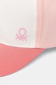 Кепка United Colors of Benetton 6L1EGA015.P.Seasonal рожевий SS25