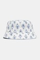 Дитячий двосторонній бавовняний капелюх United Colors of Benetton 6KQACA02M.G.Seasonal блакитний SS25