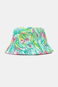 United Colors of Benetton pălărie reversibilă din bumbac pentru copii 6KQACA02M.G.Seasonal roz SS25