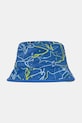 United Colors of Benetton kapelusz dwustronny dziecięcy 6YPLGA01G.P.Seasonal zielony SS25