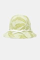 United Colors of Benetton pălărie reversibilă din bumbac pentru copii uni verde 65B2AA00W.W.Seasonal