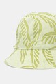 Băieți United Colors of Benetton pălărie reversibilă din bumbac pentru copii 65B2AA00W.W.Seasonal verde
