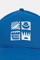 Otroška baseball kapa United Colors of Benetton 6XJNCA02L.G.Seasonal modra SS25
