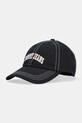 Tommy Jeans șapcă de baseball din bumbac bumbac negru AM0AM12956