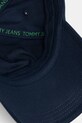Tommy Jeans czapka z daszkiem bawełniana granatowy AM0AM12933