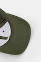 Les Deux berretto da baseball in cotone verde LDM702099