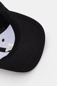 Les Deux șapcă de baseball din bumbac negru LDM702100
