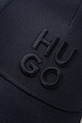 Хлопковая кепка HUGO 50533409 тёмно-синий SS25