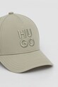 Bavlněná baseballová čepice HUGO 50533409 zelená