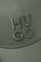 Бавовняна бейсболка HUGO 50533409 зелений SS25