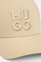HUGO pamut baseball sapka 50533409 bézs SS25