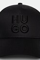 HUGO șapcă de baseball din bumbac 50533409 negru SS25