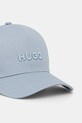 Бавовняна бейсболка HUGO 50533410 блакитний SS25