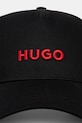 Pamučna kapa sa šiltom HUGO 50533410 crna SS25