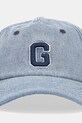 Guess Jeans șapcă de baseball din bumbac M5RZ16.WF8V1 albastru SS25