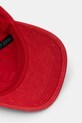 Памучна шапка с козирка Tommy Jeans червен AM0AM13355