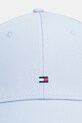 Tommy Hilfiger bejzbalová čiapka pánska bavlnená AM0AM13008 modrá SS26