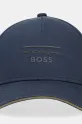 Bavlnená šiltovka BOSS 50535912 tmavomodrá SS25